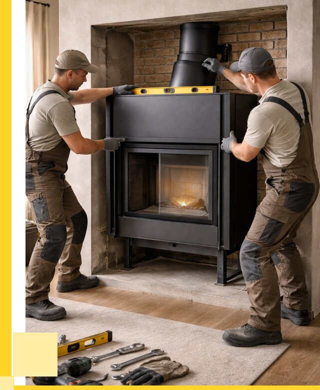 Установка каминных топок в Иркутске под ключ от 18754 р. | ЭриданРкт