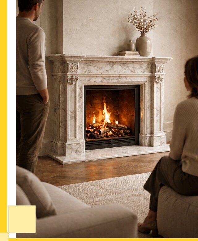 Мраморные камины под ключ в Иркутске от 260475 р. | ЭриданРкт