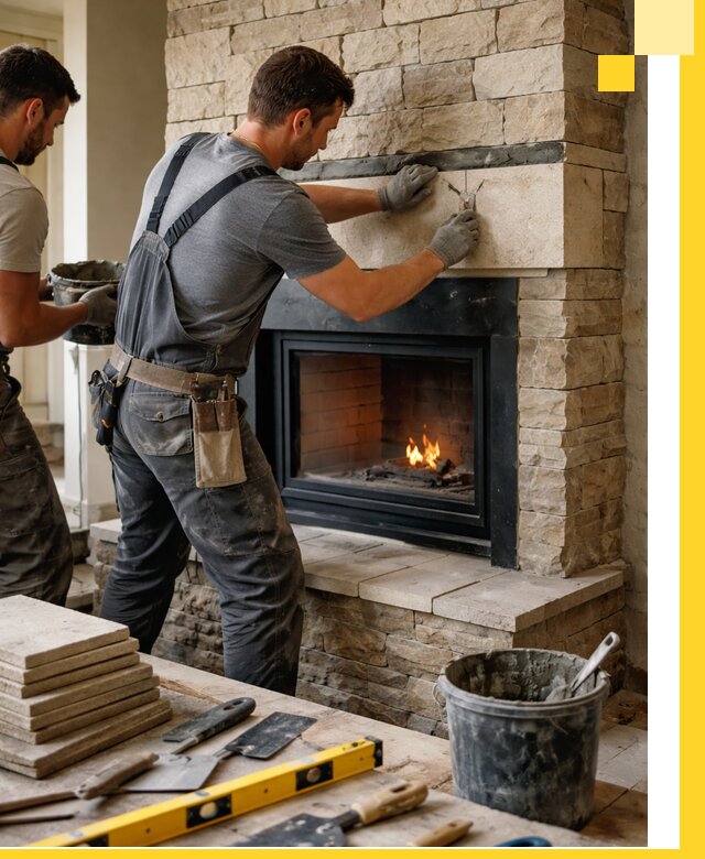 Проектирование и установка открытых каминов в Иркутске