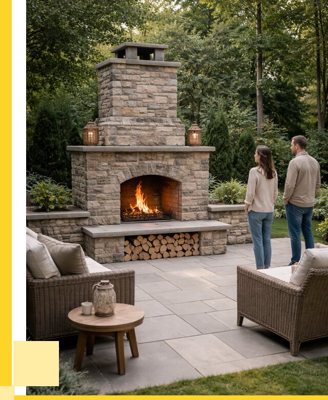 Уличные камины из кирпича в Иркутске от 156285 р. | ЭриданРкт