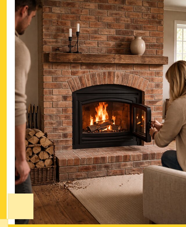 Кирпичные камины под ключ в Иркутске от 156285 р. | ЭриданРкт