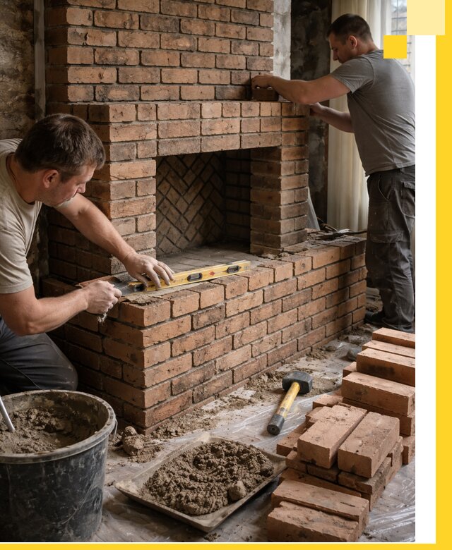 Изготовление и установка кирпичных каминов в Иркутске