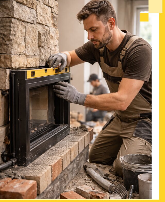 Дровяные камины под ключ в Иркутске: монтаж, обустройство