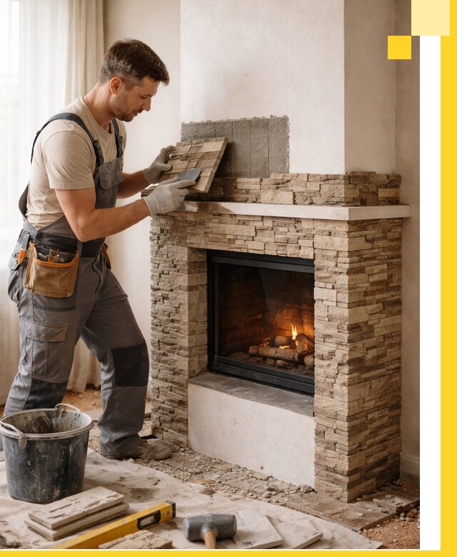 Изготовление и монтаж каминов для дома под ключ в Иркутске