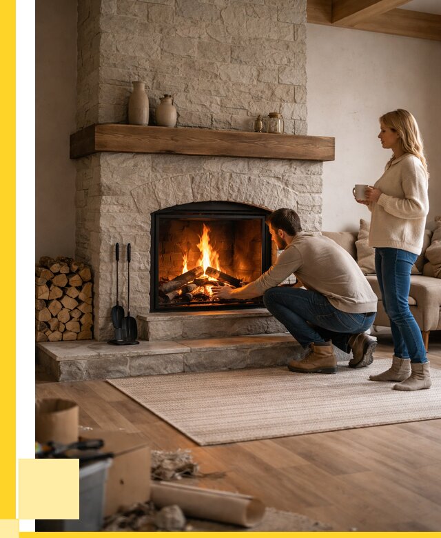 Камины для загородного дома в Иркутске от 364665 р., ЭриданРкт