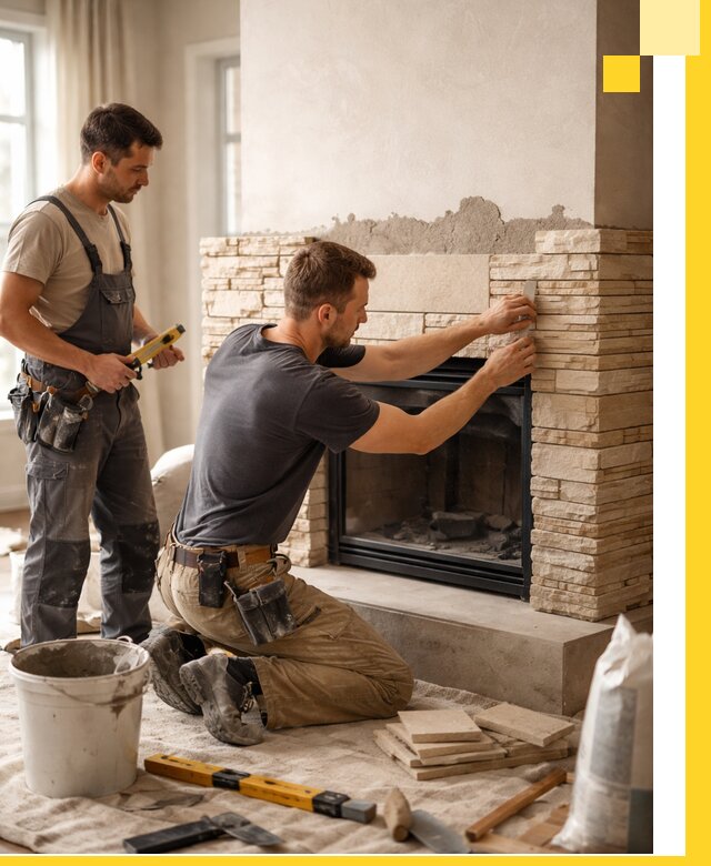 Установка и монтаж каминов для загородного дома в Иркутске