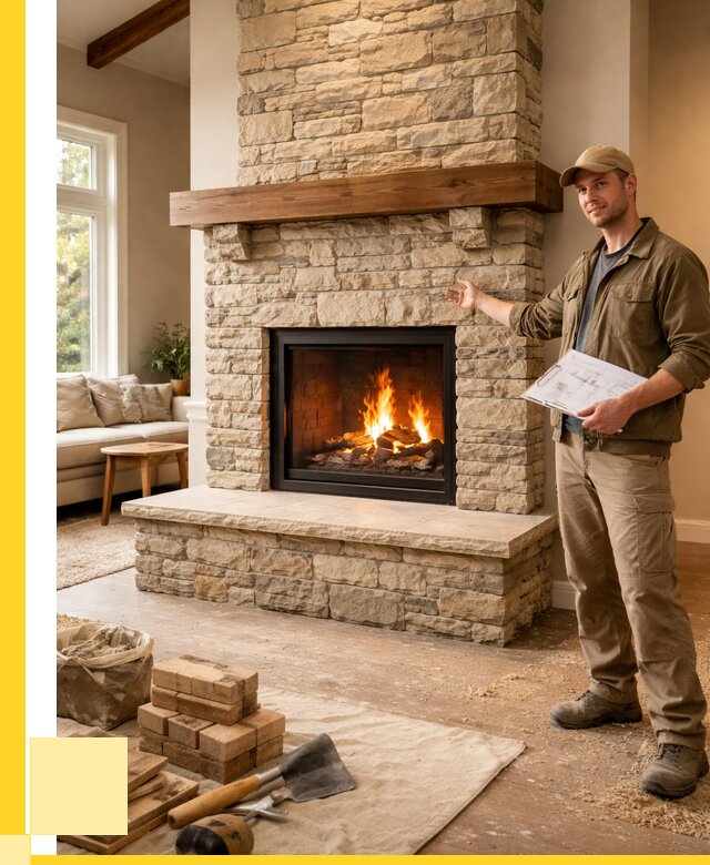 Камины под ключ в Иркутске от 187542 р. | ЭриданРкт — установка