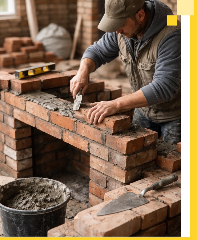 Кладка каминов под ключ в Иркутске профессиональная отделка и монтаж