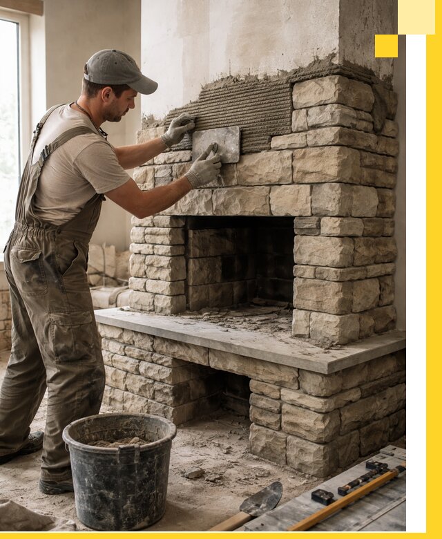 Строительство каминов под ключ в Иркутске от проектирования до монтажа