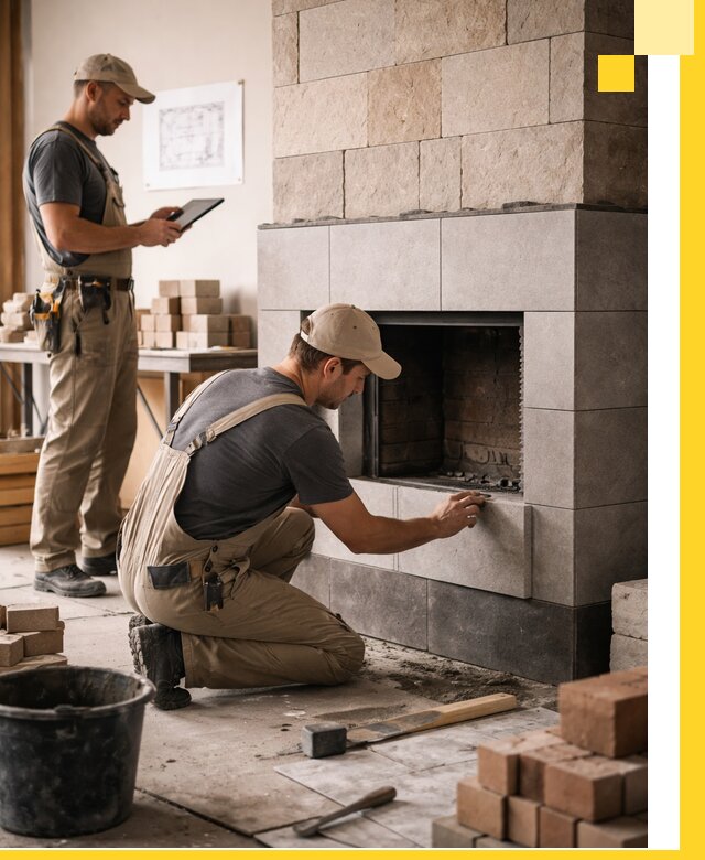 Индивидуальные проекты каминов и каминных систем в Иркутске