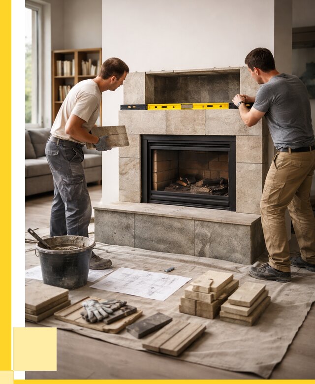 Монтаж каминов и установка в Иркутске от 46886 р. | ЭриданРкт