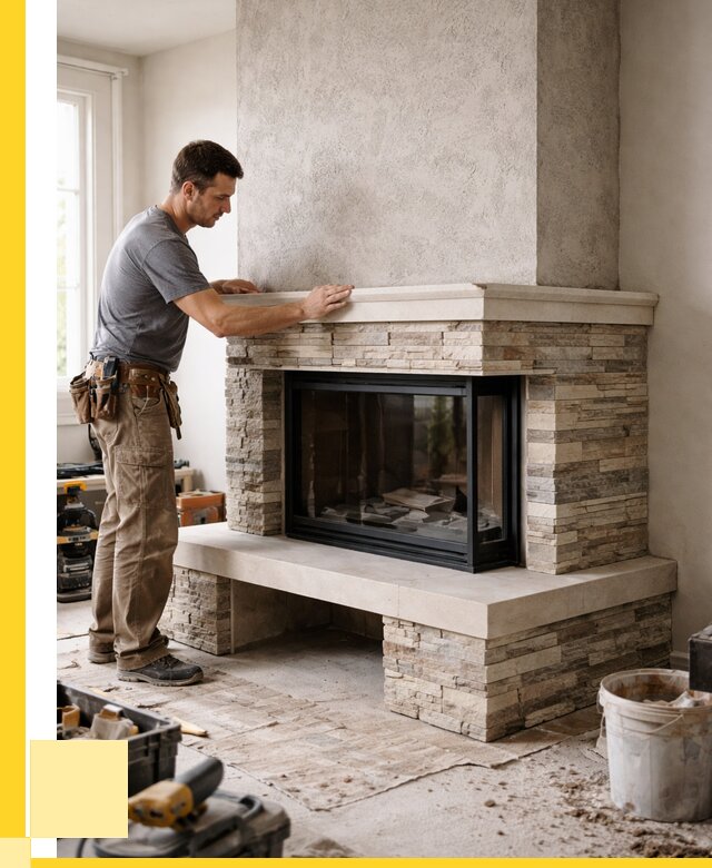 Изготовление каминов под ключ в Иркутске от 156285 р. | ЭриданРкт