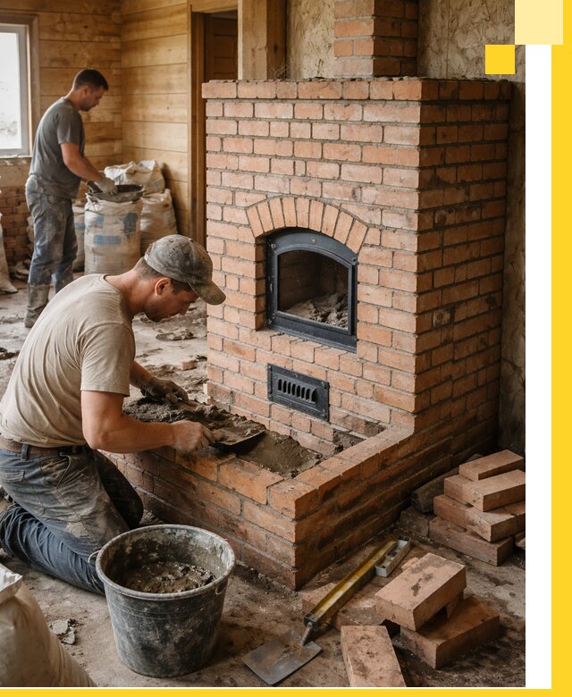 Профессиональное строительство печей в Иркутске под ключ