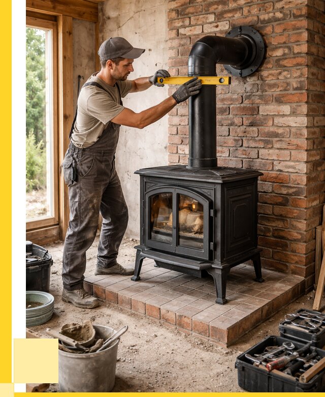 Монтаж печей установка банной печи в Иркутске от 15629 р. | ЭриданРкт