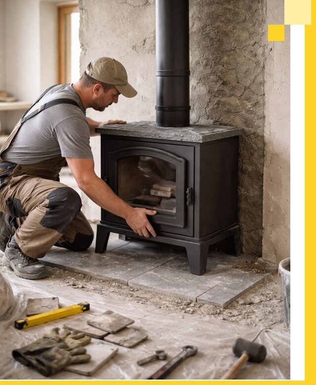 Профессиональный монтаж печей и каминов в Иркутске под ключ