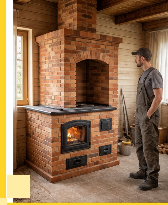 Кирпичные печи в Иркутске: купить от 156285 р. | ЭриданРкт
