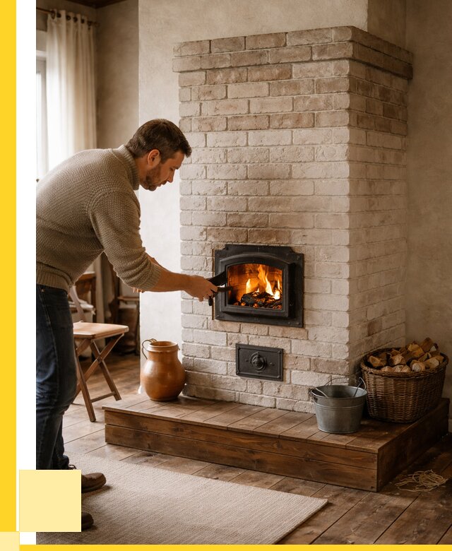 Печь голландка из кирпича в Иркутске от 88562 р. | ЭриданРкт