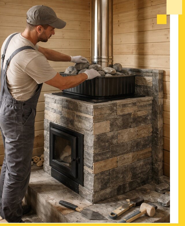 Печи для парной в Иркутске, производство, монтаж и обслуживание