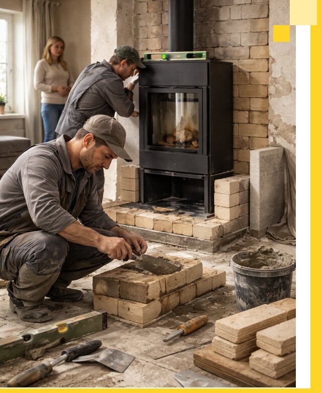 Печи и камины под ключ: проект, установка в Иркутске