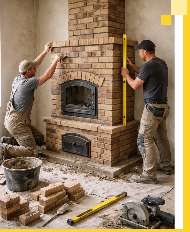 Продажа и установка печей и каминов для дома под ключ в Иркутске