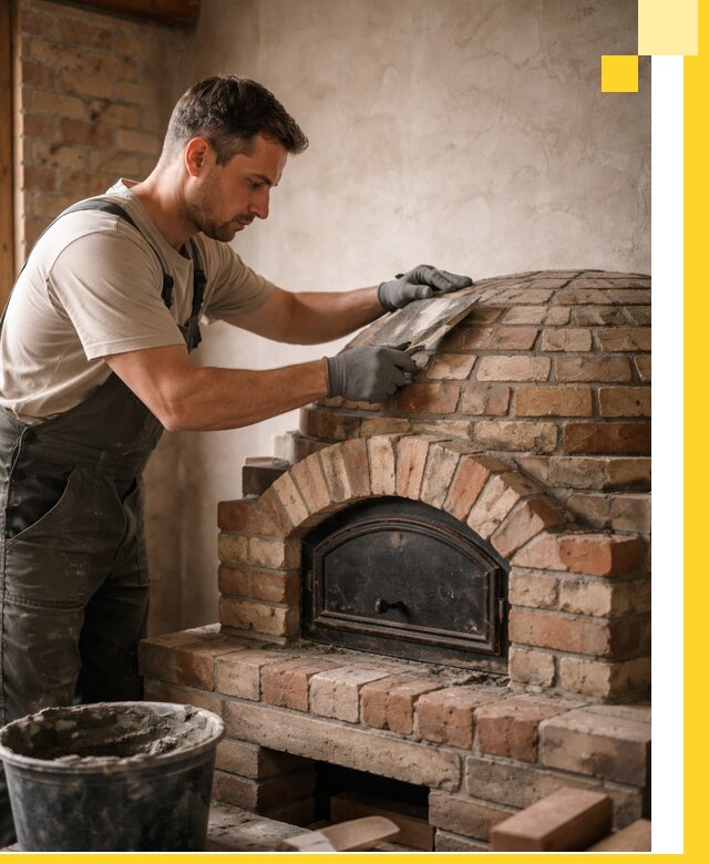 Изготовление и монтаж помпейских печей на заказ в Иркутске