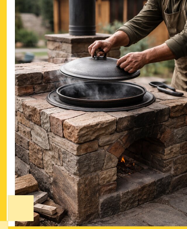 Печи для казана в Иркутске по цене от 18754 р. | ЭриданРкт