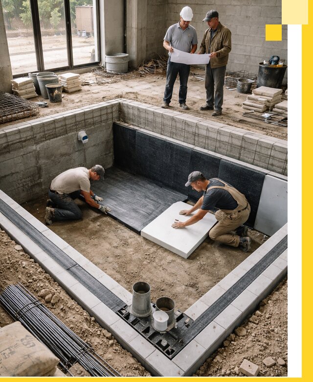 Проекты частных и общественных бассейнов под ключ в Иркутске