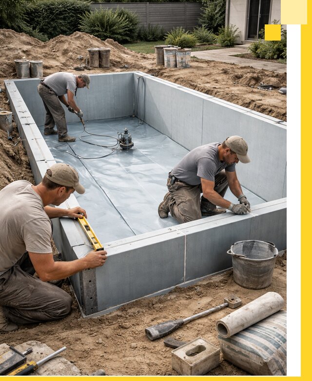 Профессиональный монтаж бассейнов под ключ в Иркутске с гарантией