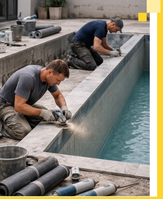 Профессиональный ремонт бассейнов под ключ в Иркутске