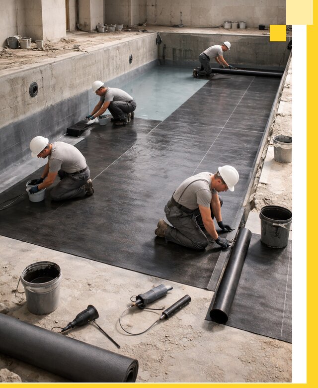 Профессиональная гидроизоляция бассейнов и чаш в Иркутске под ключ