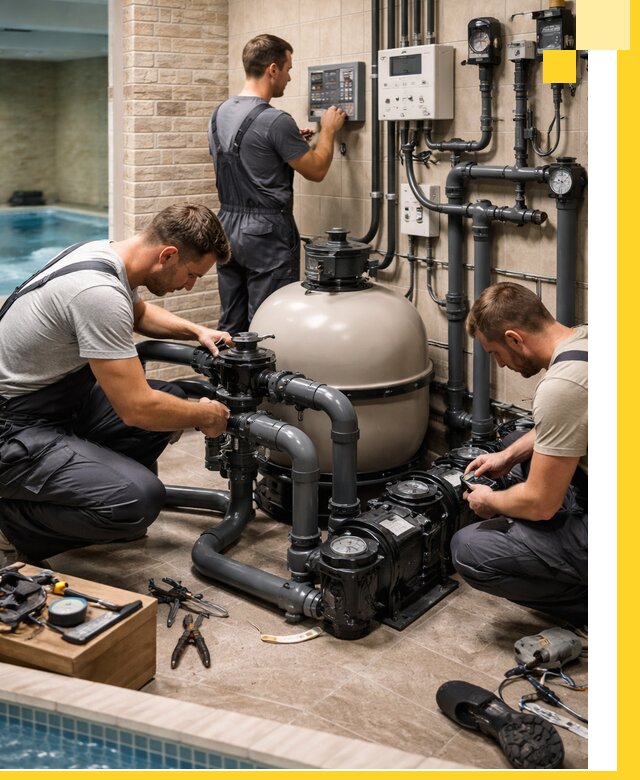 Комплексное оборудование для бассейнов под ключ в Иркутске