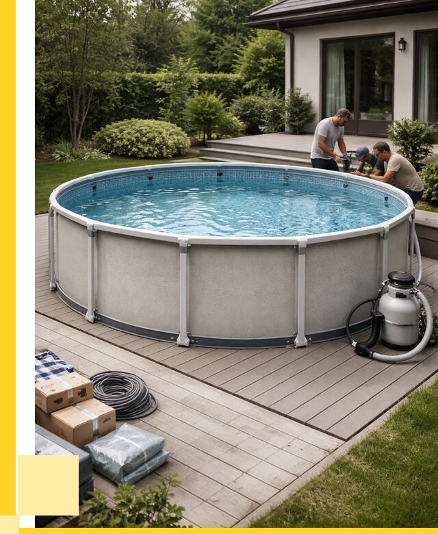 Купить каркасные бассейны в Иркутске от 46886 р. | ЭриданРкт