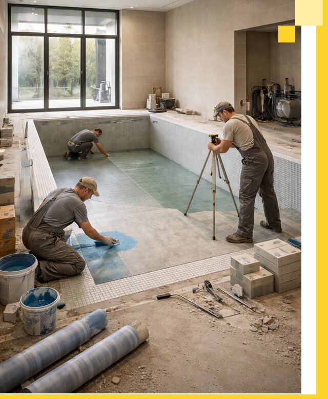 Проект и строительство закрытых бассейнов в Иркутске под ключ