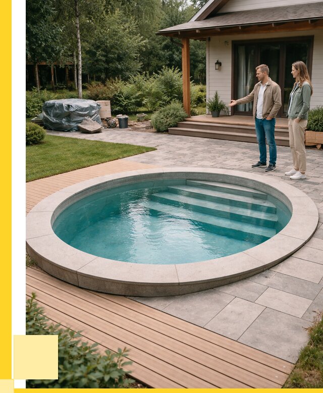 Бассейн на даче под ключ в Иркутске от 208380 р., ЭриданРкт