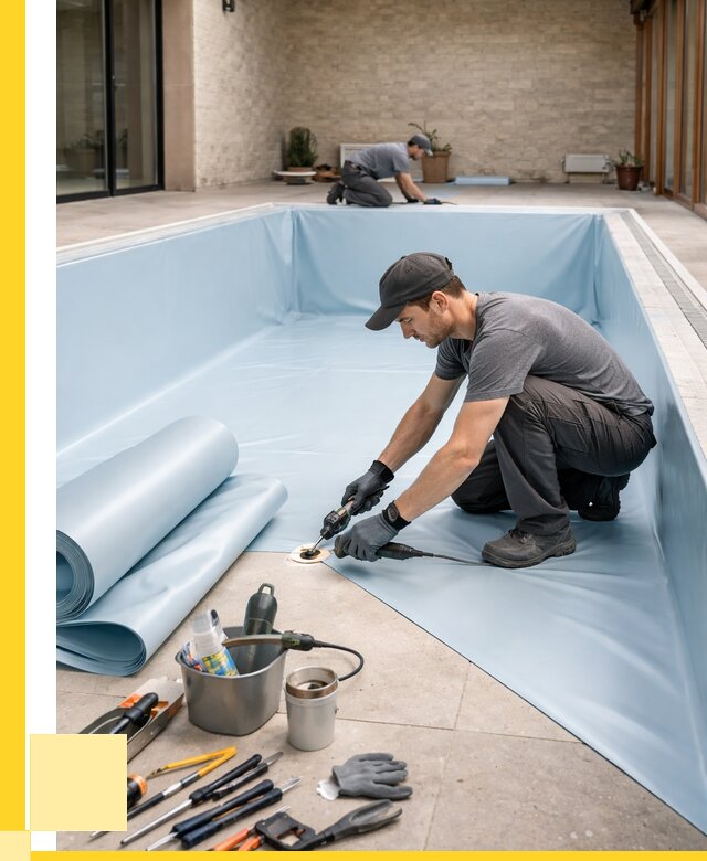 Пленка ПВХ для бассейнов в Иркутске от 2605 р. | ЭриданРкт