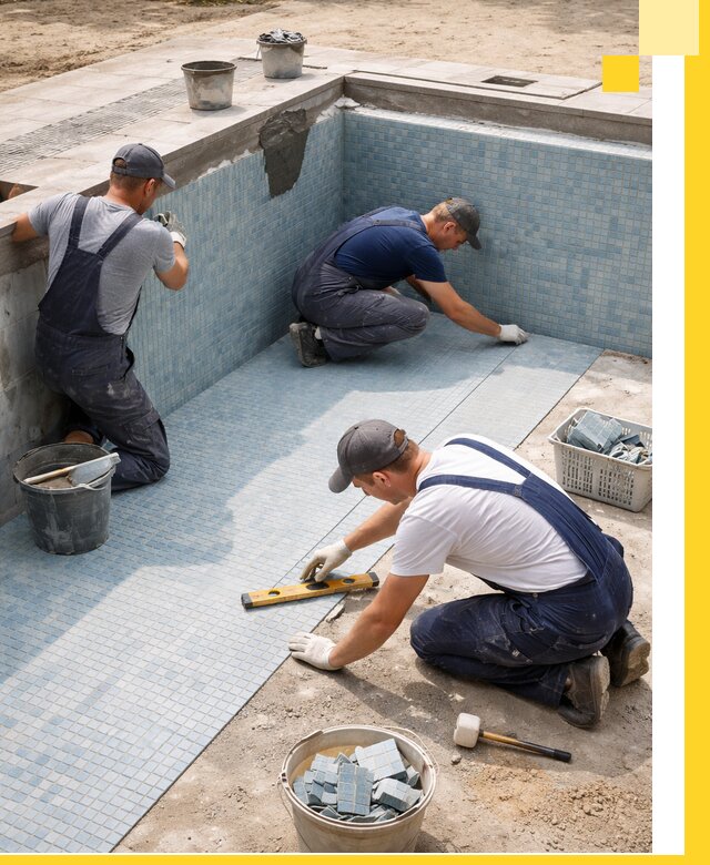 Укладка и установка плитки для бассейнов под ключ в Иркутске