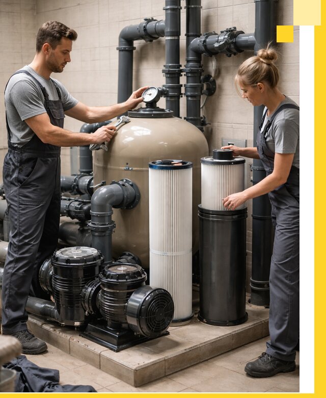 Фильтры и системы фильтрации для бассейнов в Иркутске