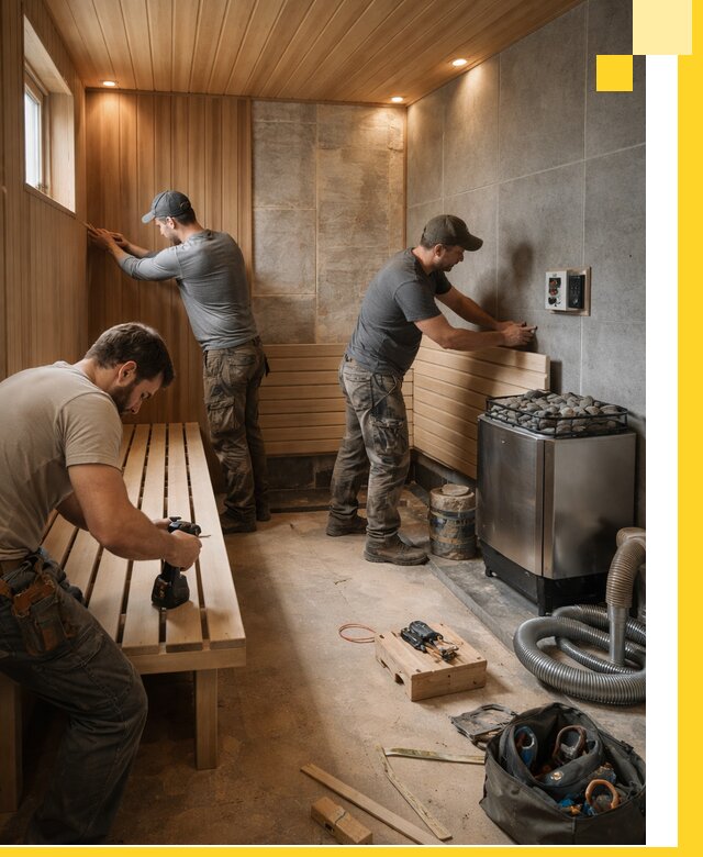 Сауны под ключ в Иркутске, проектирование, строительство, отделка