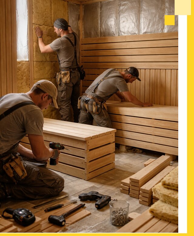 Профессиональное строительство саун под ключ в Иркутске