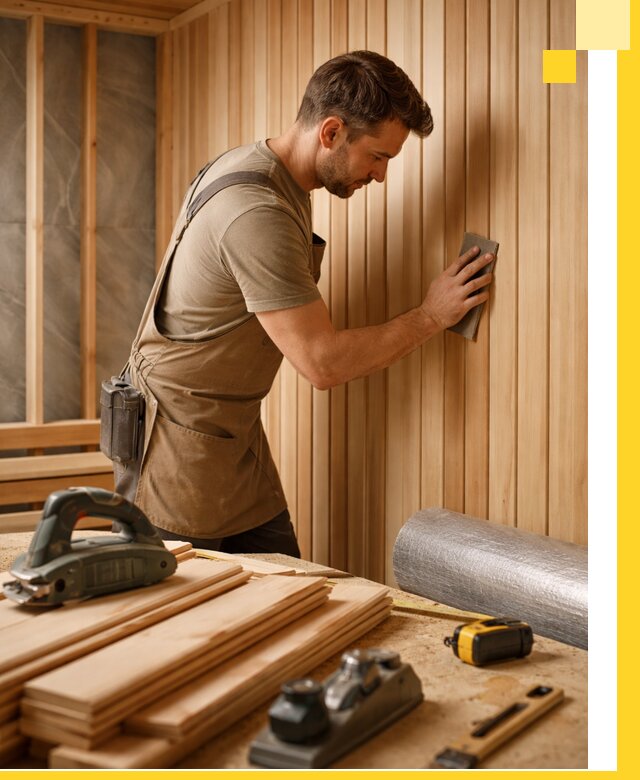 Профессиональная отделка саун и парных под ключ в Иркутске