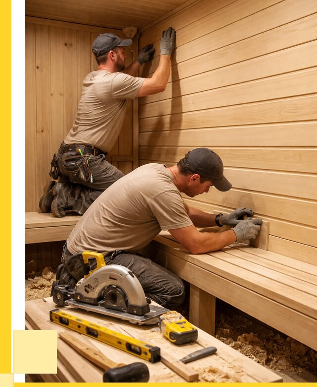 Обшивка саун вагонкой в Иркутске от 2605 р. | ЭриданРкт