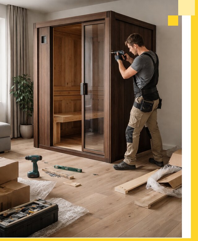 Установка и производство мини саун под ключ в Иркутске