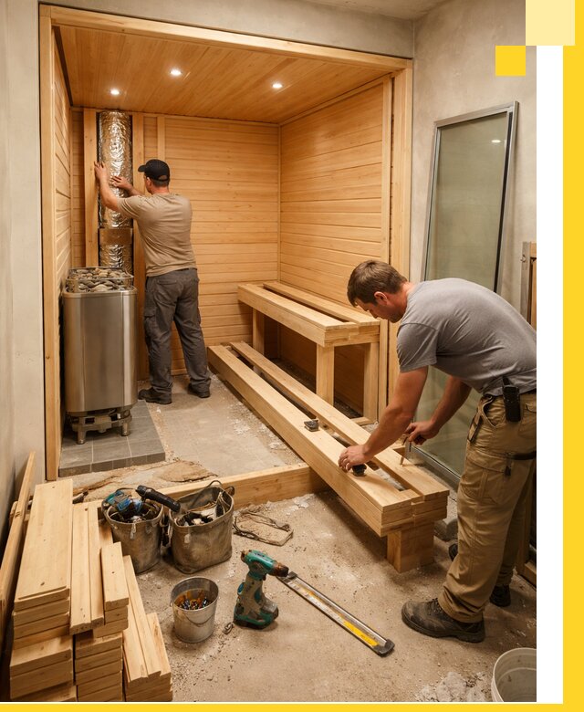 Проектирование и установка домашних саун под ключ в Иркутске