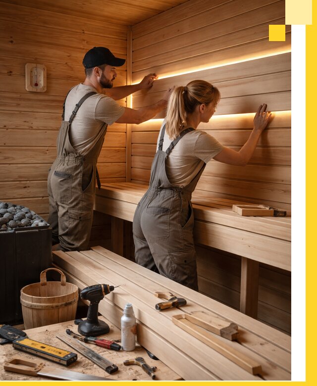 Дизайн саун и бань под ключ с индивидуальным проектом в Иркутске