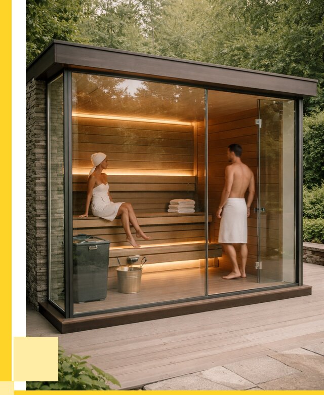Сауна стеклянная и двери для сауны в Иркутске от 260475 р. | ЭриданРкт