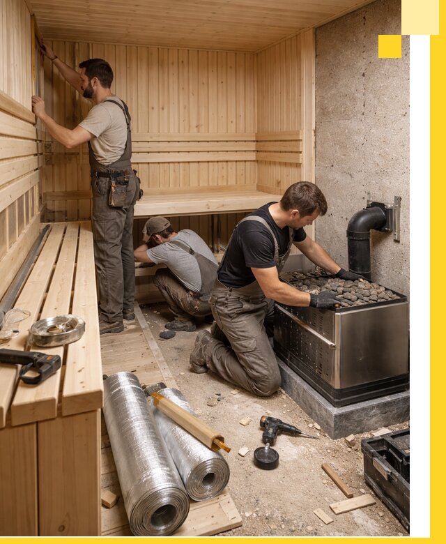 Индивидуальные сауны на заказ в Иркутске под ключ, проект и монтаж