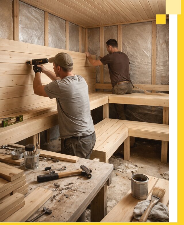 Профессиональная отделка бань и саун под ключ в Иркутске