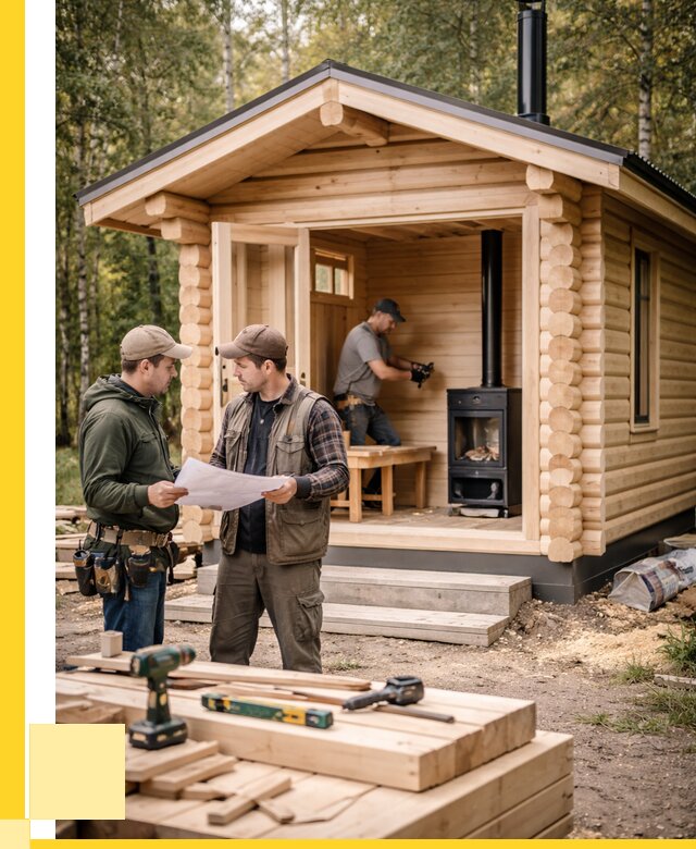 Монтаж бань под ключ в Иркутске — от 208380 р. | ЭриданРкт