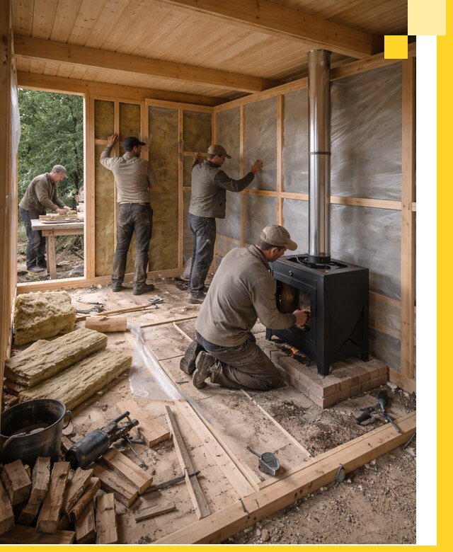 Профессиональный монтаж бань под ключ в Иркутске для дома