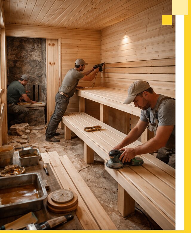 Профессиональная отделка бань в Иркутске под ключ, с гарантией